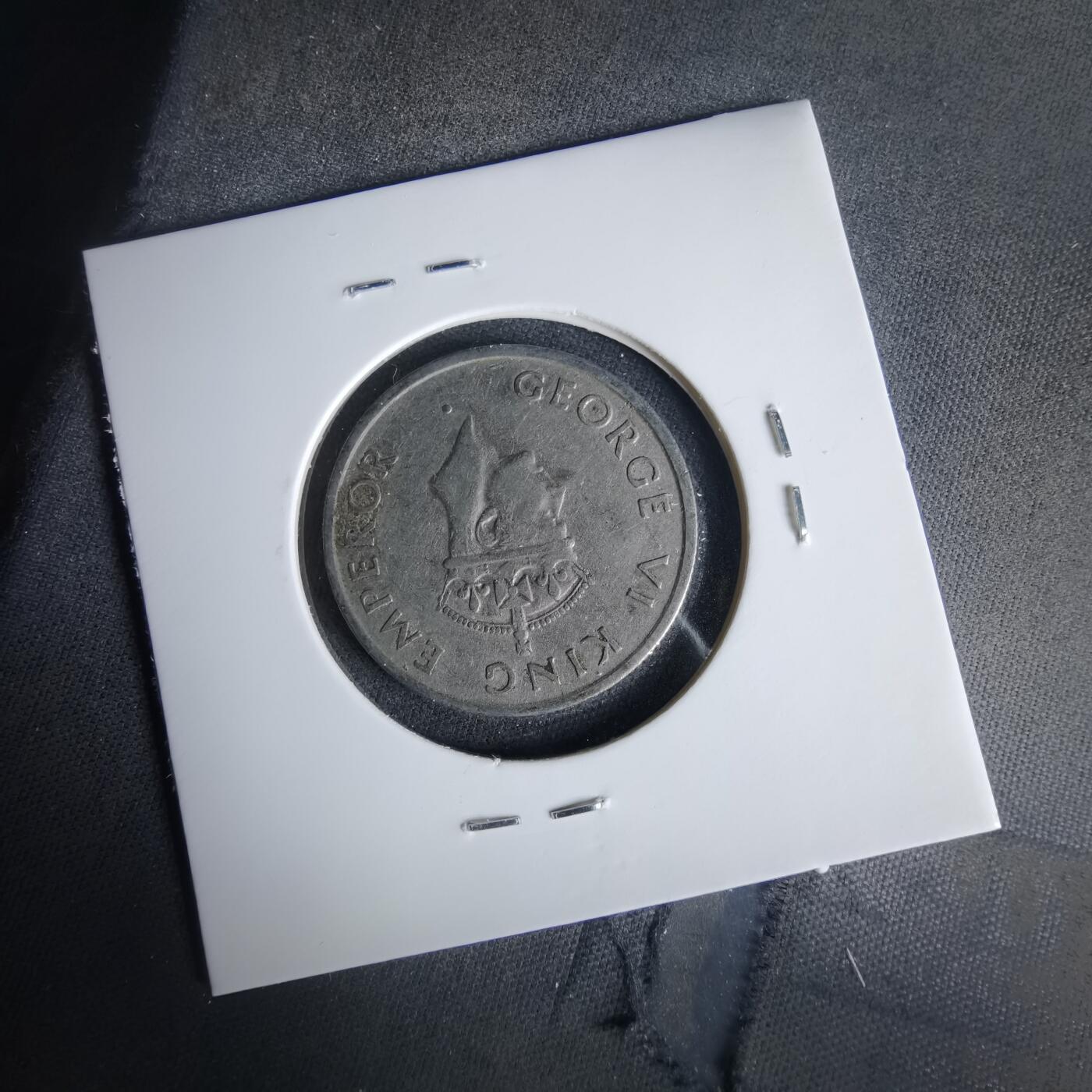 沼泽如烟--第1049场 英属印度1947年半卢比