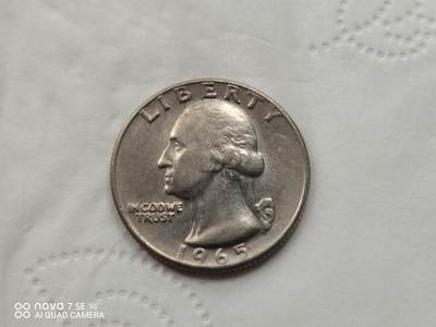 硬币十银币 - 1965年美国25美分