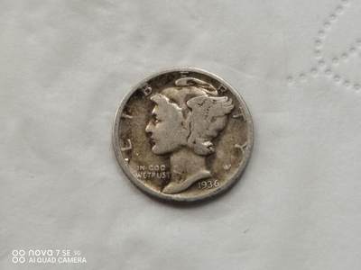 硬币十银币 - 1936年美国10分银币