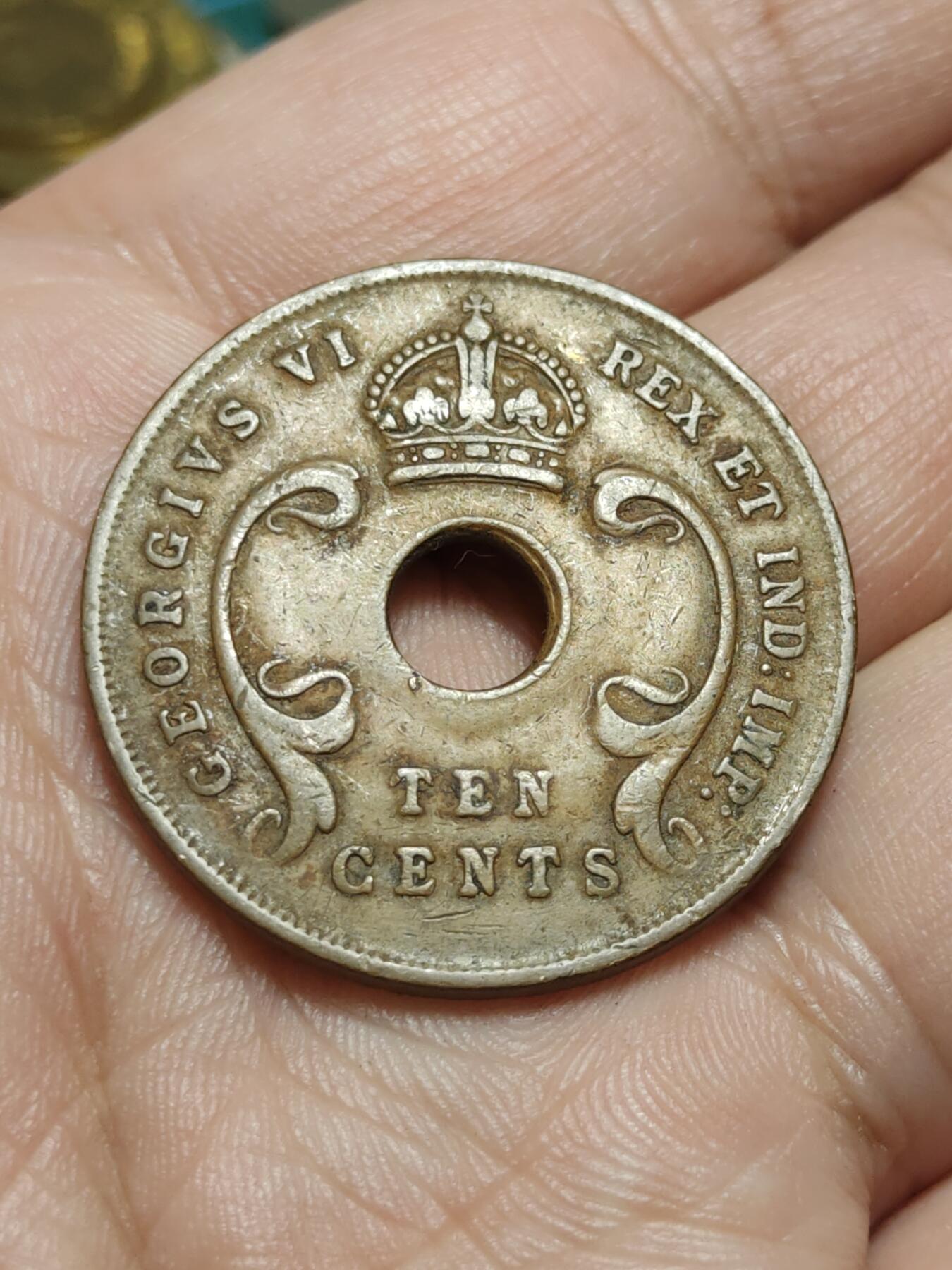 2026年第四十三场(总第二百一十二场）外国好品散币场(免佣金) 英属东非1943年10分(乔治六世第二版)