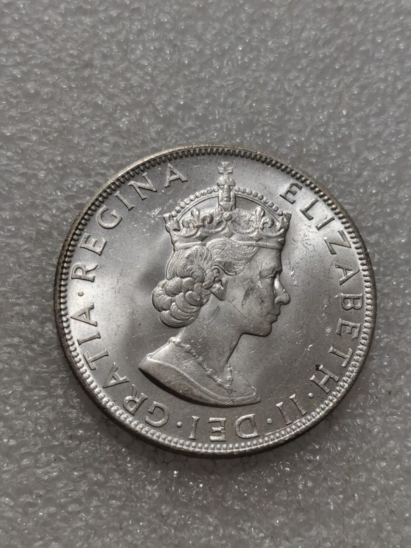 天下钱庄专场欢迎参拍 英属百慕大群岛女王银币