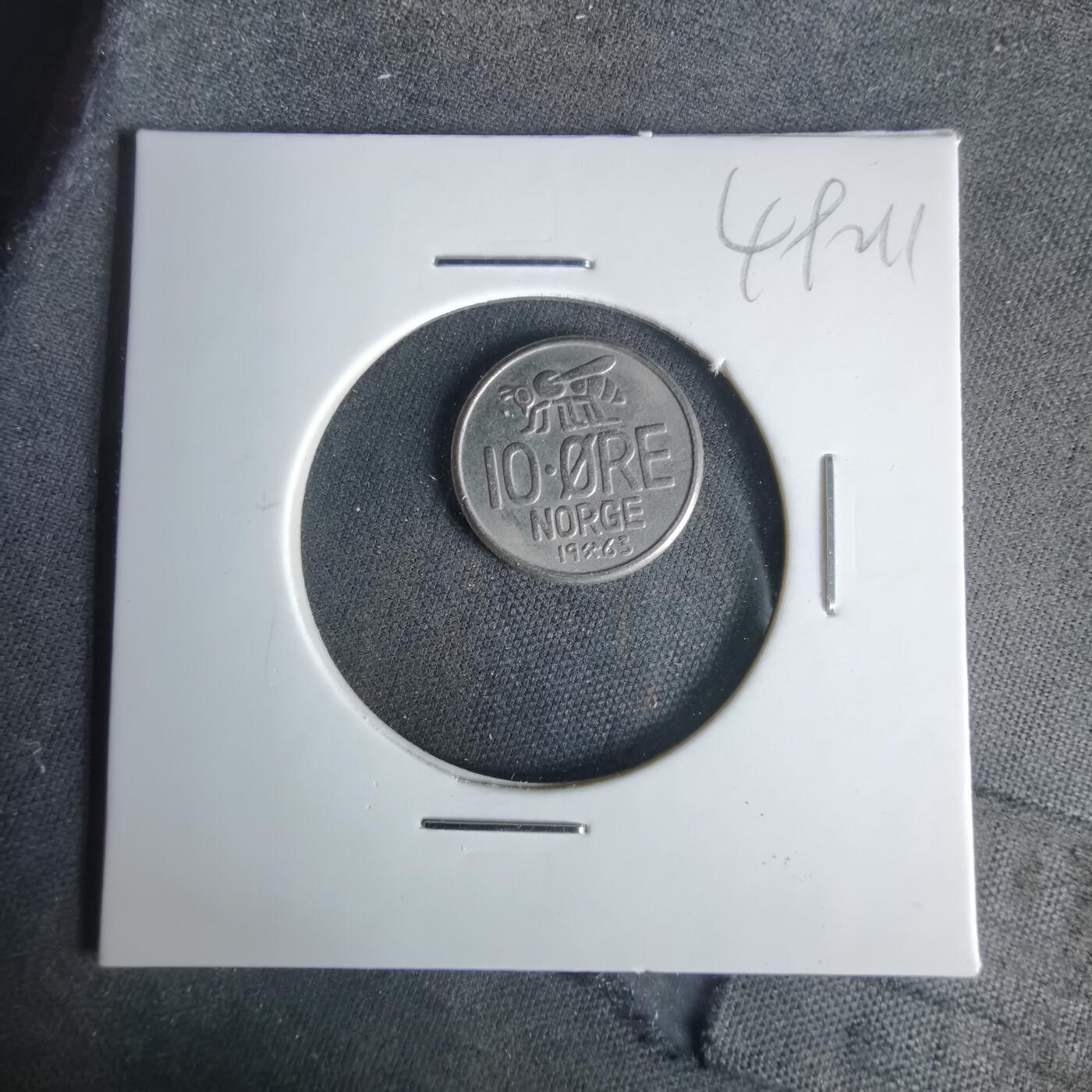 沼泽如烟--第1049场 挪威1963年10欧尔