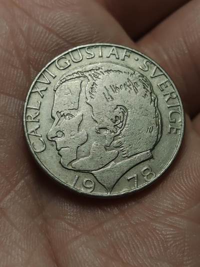 2026年第四十三场(总第二百一十二场）外国好品散币场(免佣金) - 瑞典🇸🇪1978年1克朗(卡尔十六世古斯塔夫第一版)