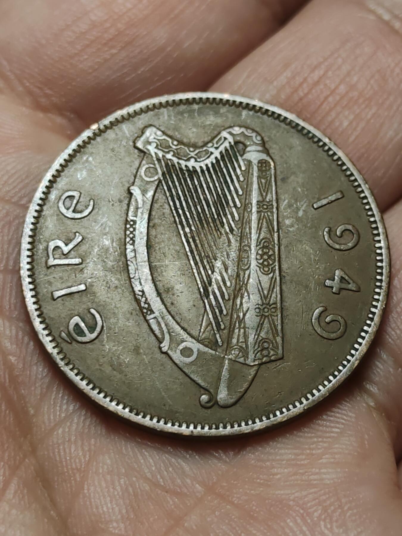 2026年第四十三场(总第二百一十二场）外国好品散币场(免佣金) 爱尔兰🇮🇪1949年1便士(共和国时期第一套)