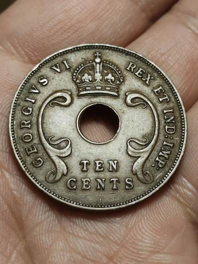 2026年第四十三场(总第二百一十二场）外国好品散币场(免佣金) - 英属东非1941年10分(乔治六世第一版关门年，I标孟买造)