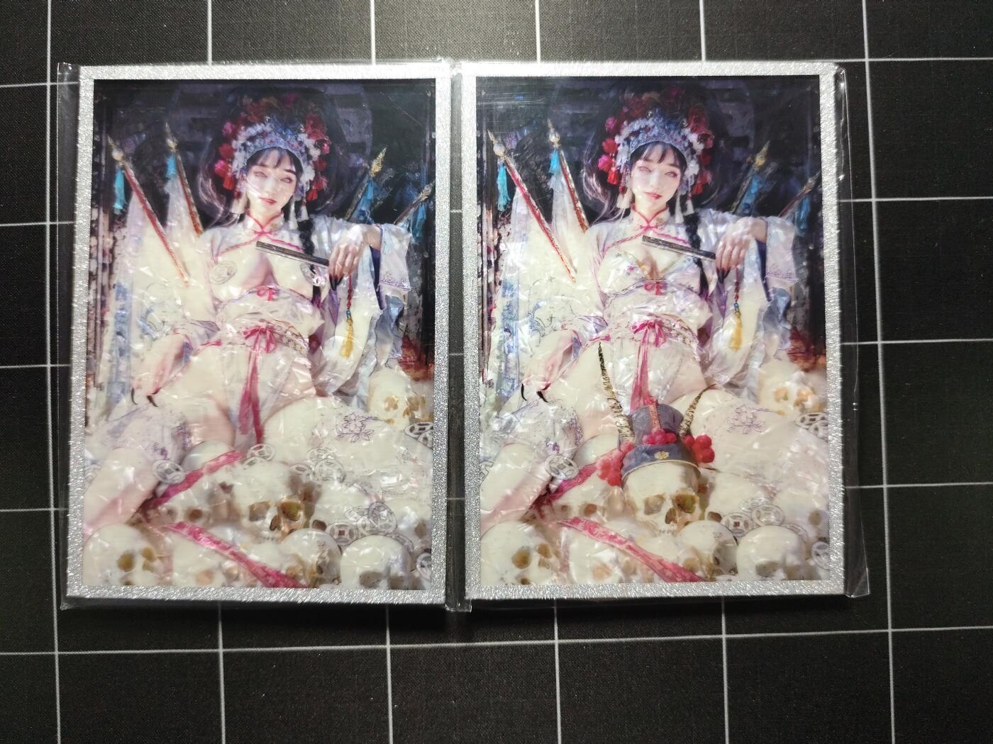 欢迎送拍、零成本上架，释放现金流，合理分配上拍卡品 【色纸】st刷子 白骨夫人一对 焱卡文化