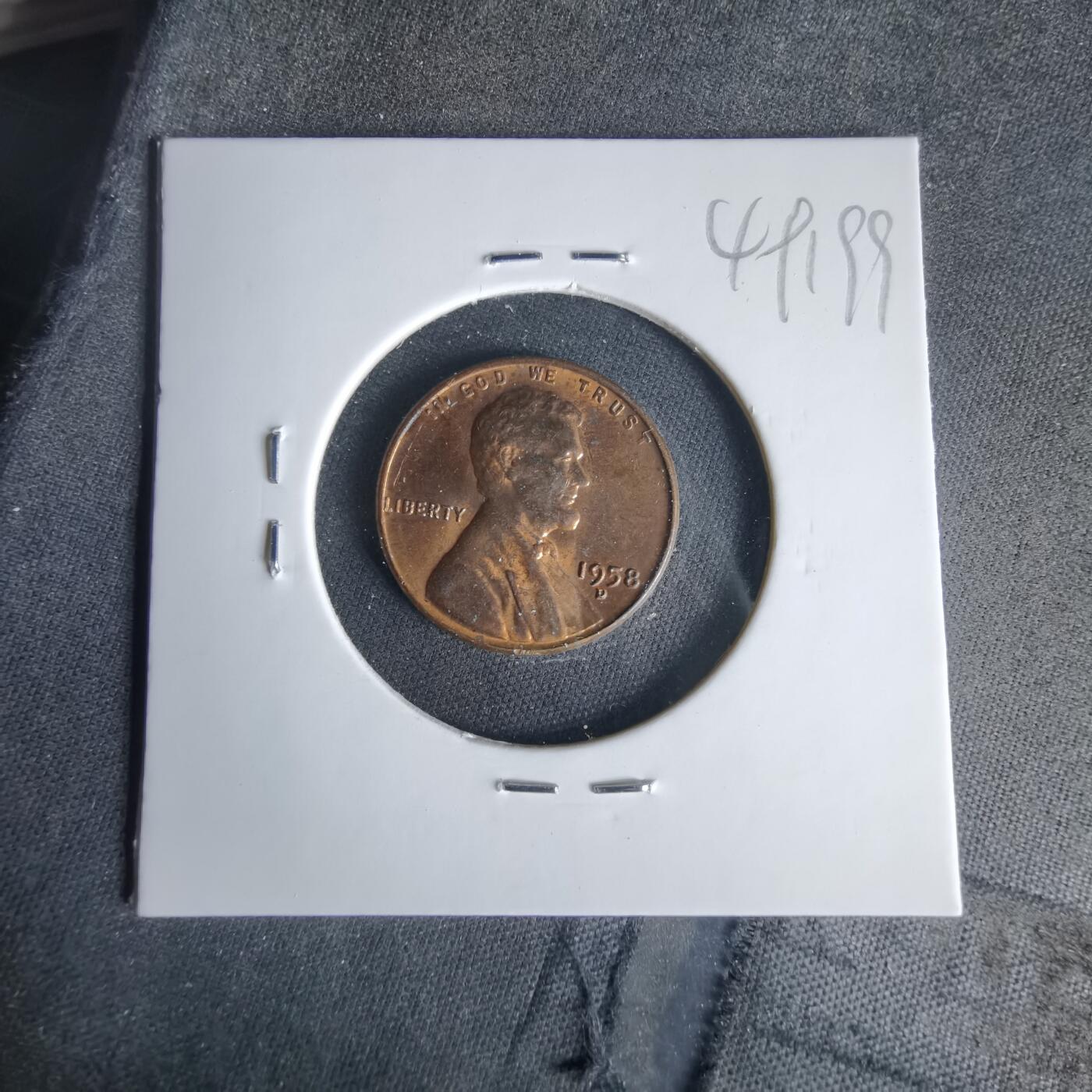 沼泽如烟--第1049场 美国1958年一分