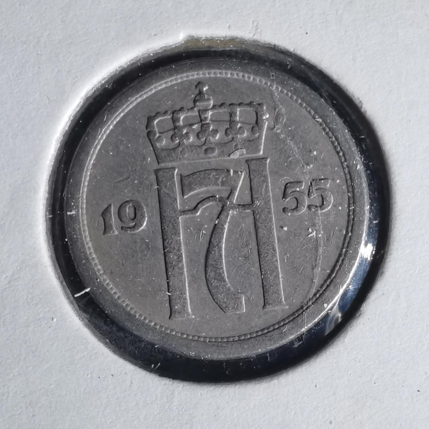 沼泽如烟--第1049场 挪威1955年25欧尔