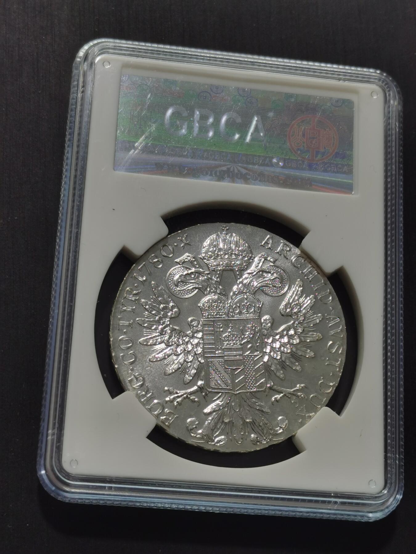 天下钱庄专场欢迎参拍 奥匈帝国大奶妈银币，官方后铸