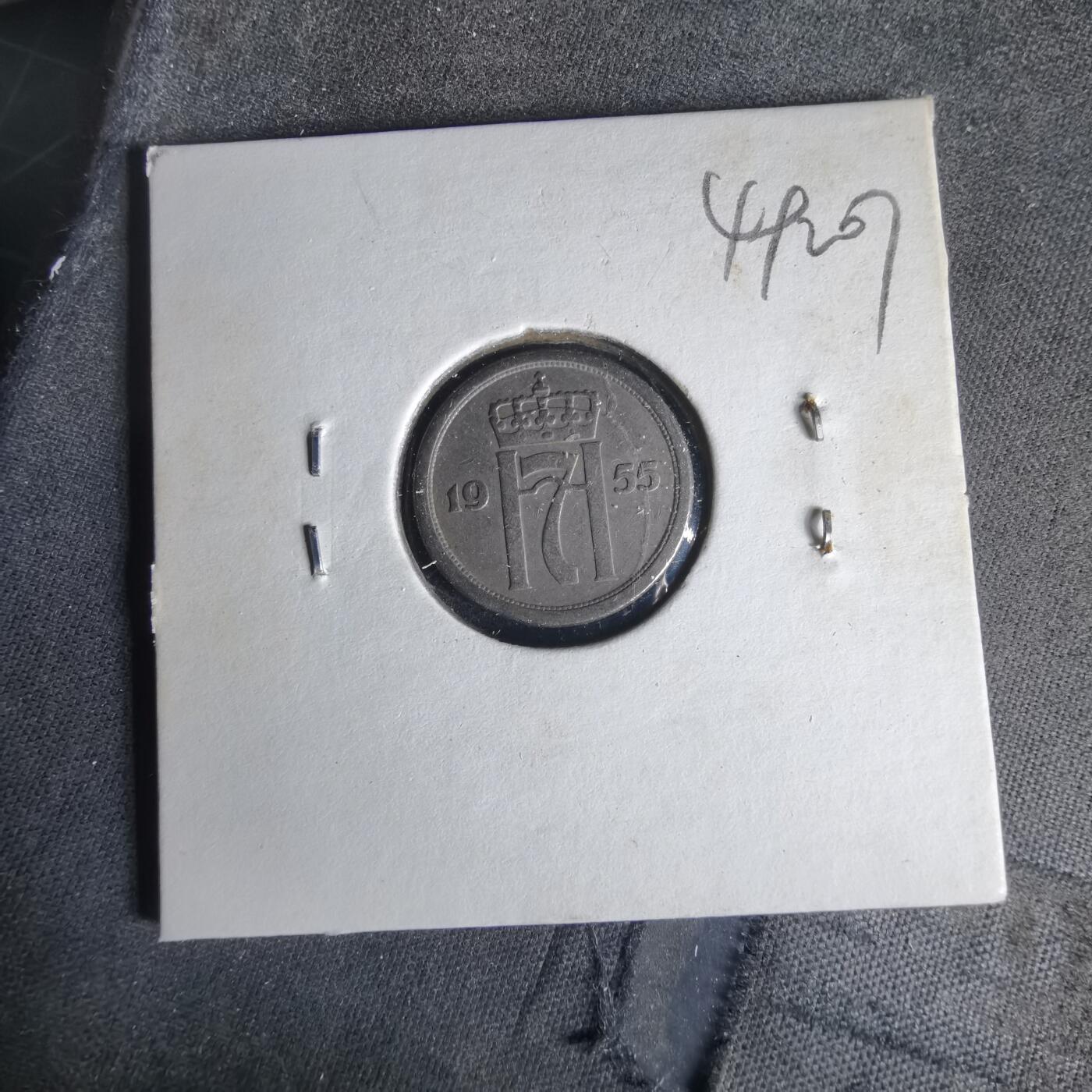 沼泽如烟--第1049场 挪威1955年25欧尔