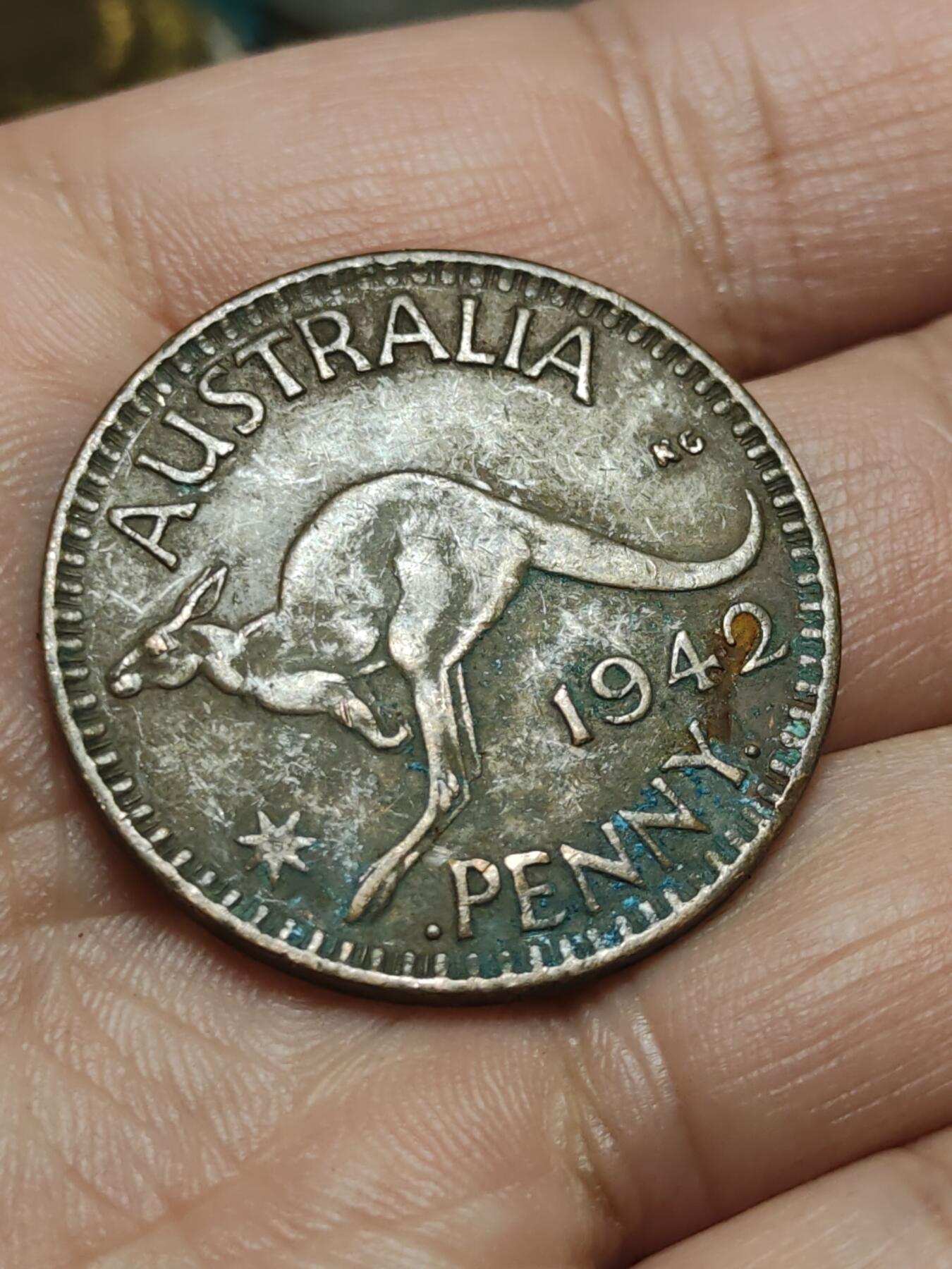 2026年第四十三场(总第二百一十二场）外国好品散币场(免佣金) 澳大利亚🇦🇺1942年1便士(乔治六世第一版)