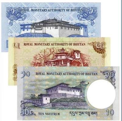 不丹大全套3张 生肖龙凤钞1对 亚洲外国钱币纸币各国外币 - 不丹大全套3张 生肖龙凤钞1对 亚洲外国钱币纸币各国外币