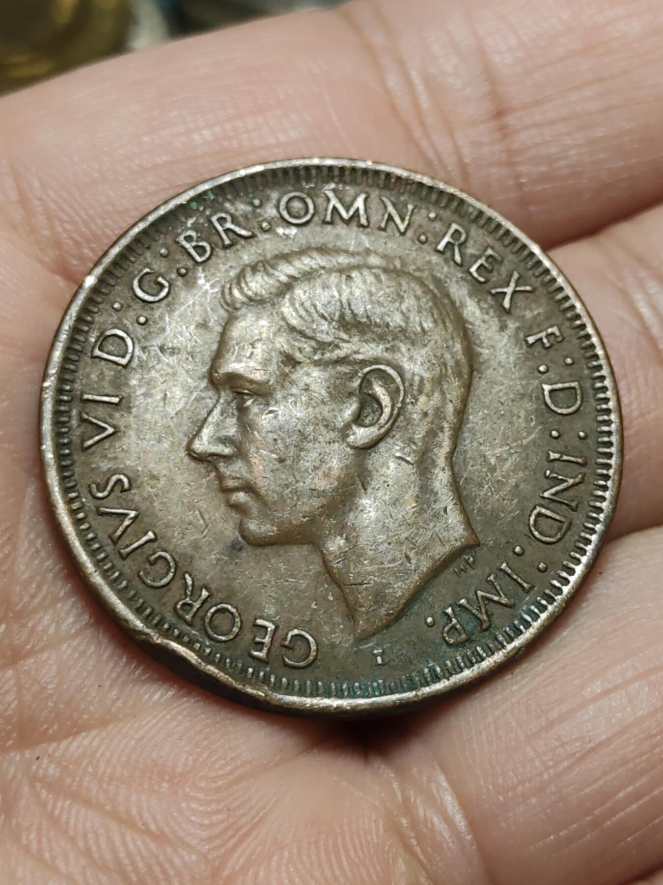 2026年第四十三场(总第二百一十二场）外国好品散币场(免佣金) 澳大利亚🇦🇺1942年1便士(乔治六世第一版)