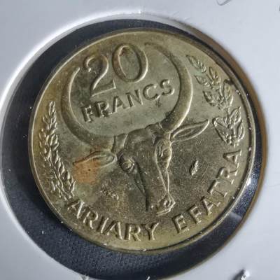 沼泽如烟--第1050场 - 马达加斯加1979年20法郎