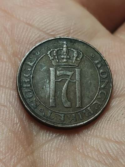 2026年第四十三场(总第二百一十二场）外国好品散币场(免佣金) - 挪威🇳🇴1929年1欧尔(哈康七世第二版)