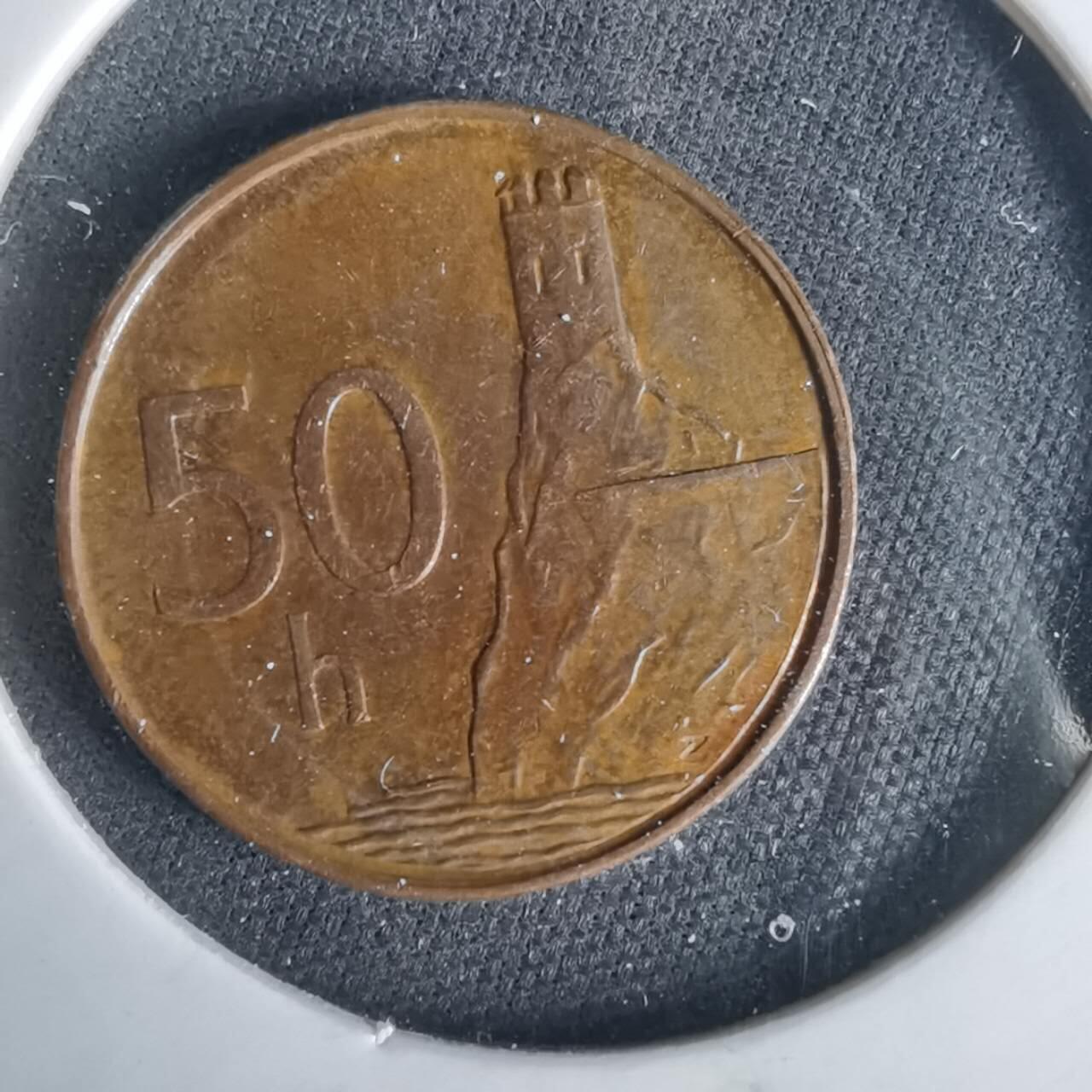 沼泽如烟--第1049场 斯洛伐克1996年50赫勒