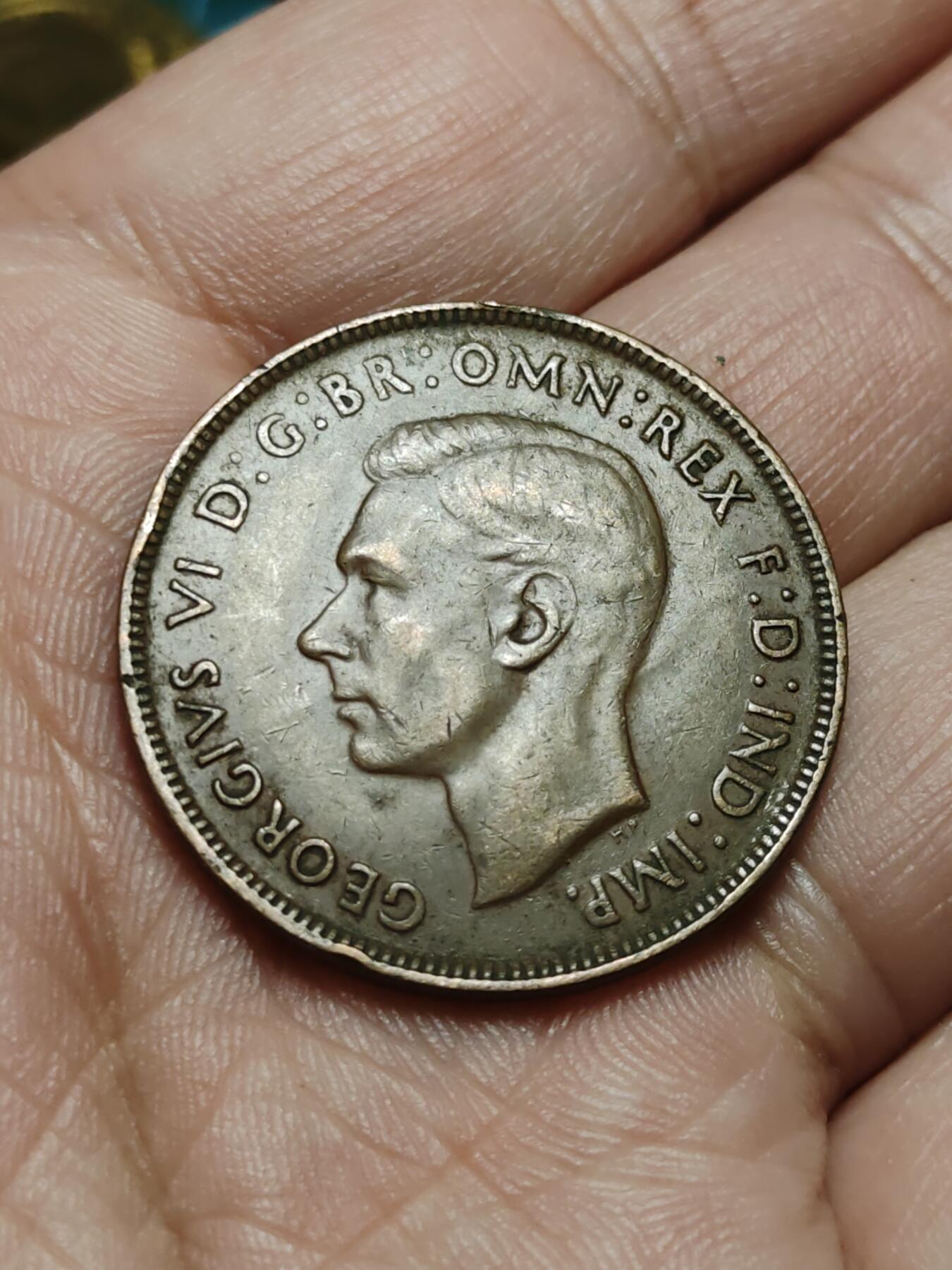 2026年第四十三场(总第二百一十二场）外国好品散币场(免佣金) 澳大利亚🇦🇺1941年1便士(乔治六世第一版)