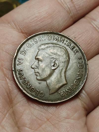 2026年第四十三场(总第二百一十二场）外国好品散币场(免佣金) - 澳大利亚🇦🇺1941年1便士(乔治六世第一版)