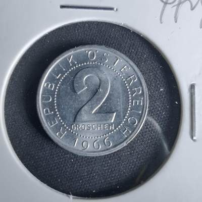 沼泽如烟--第1049场 - 奥地利1966年2格罗申