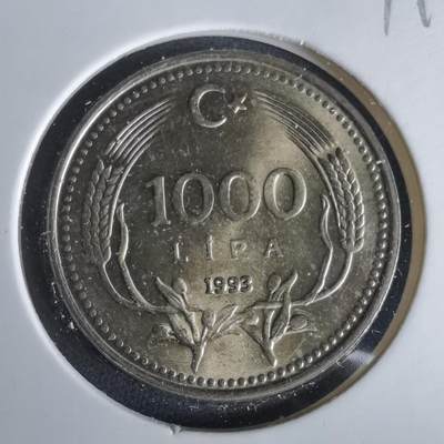 沼泽如烟--第1049场 - 土耳其1993年1000里拉