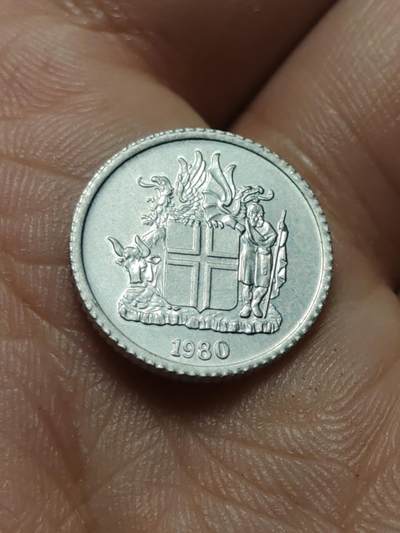 2026年第四十三场(总第二百一十二场）外国好品散币场(免佣金) - 好品–冰岛🇮🇸1980年1克朗(共和国时期第二套关门年)