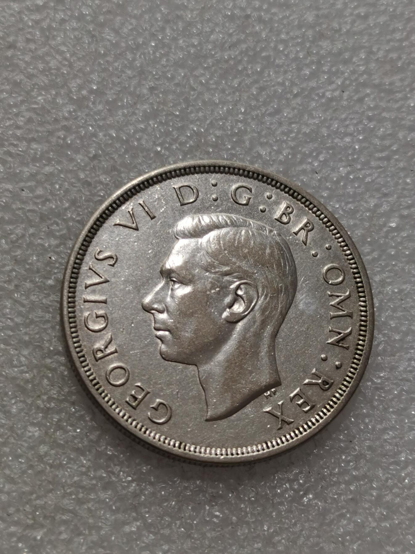 天下钱庄专场欢迎参拍 英国乔治六世登基克朗银币