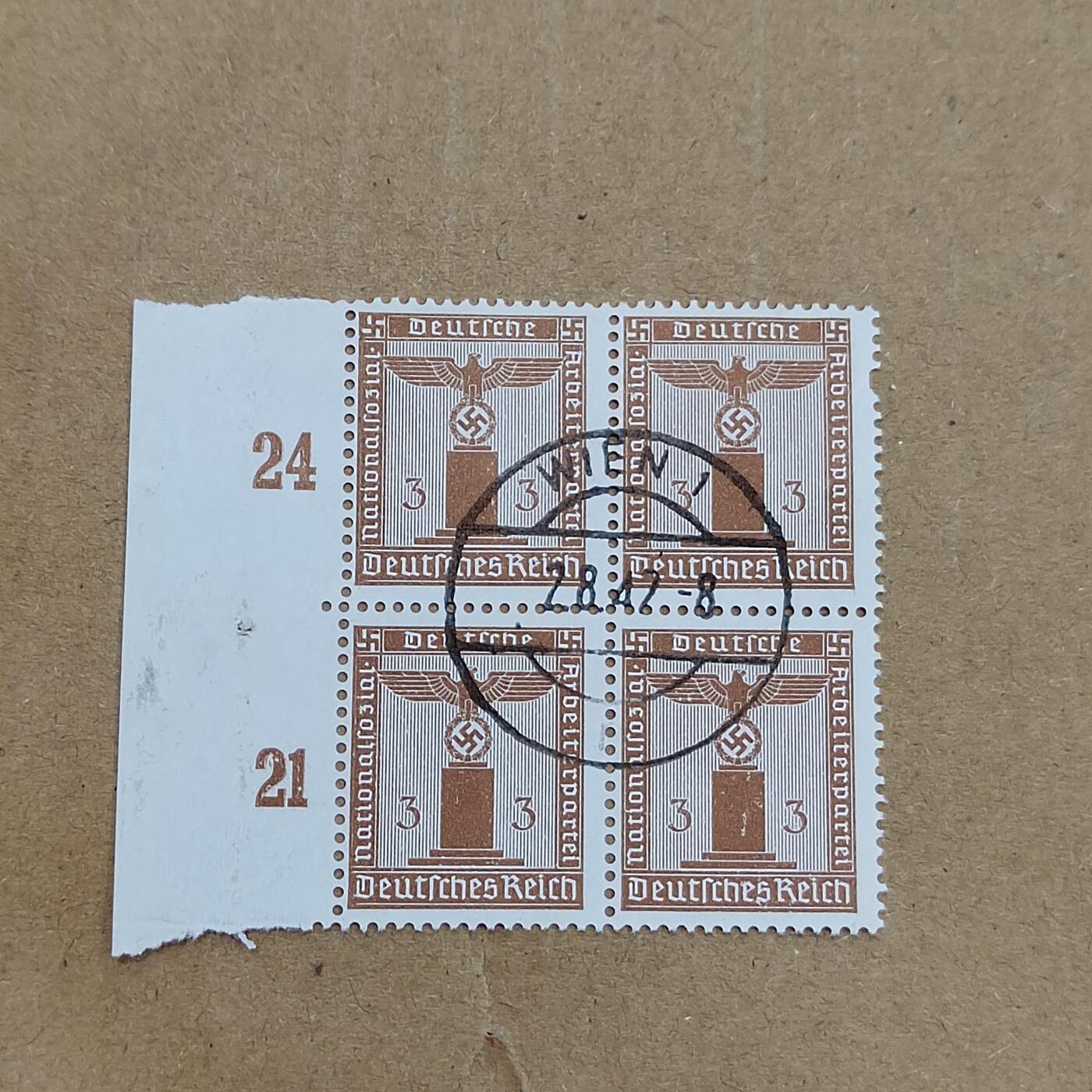 PCAI钱币  11-804 钱币邮票小专场 德国二战时期邮票，