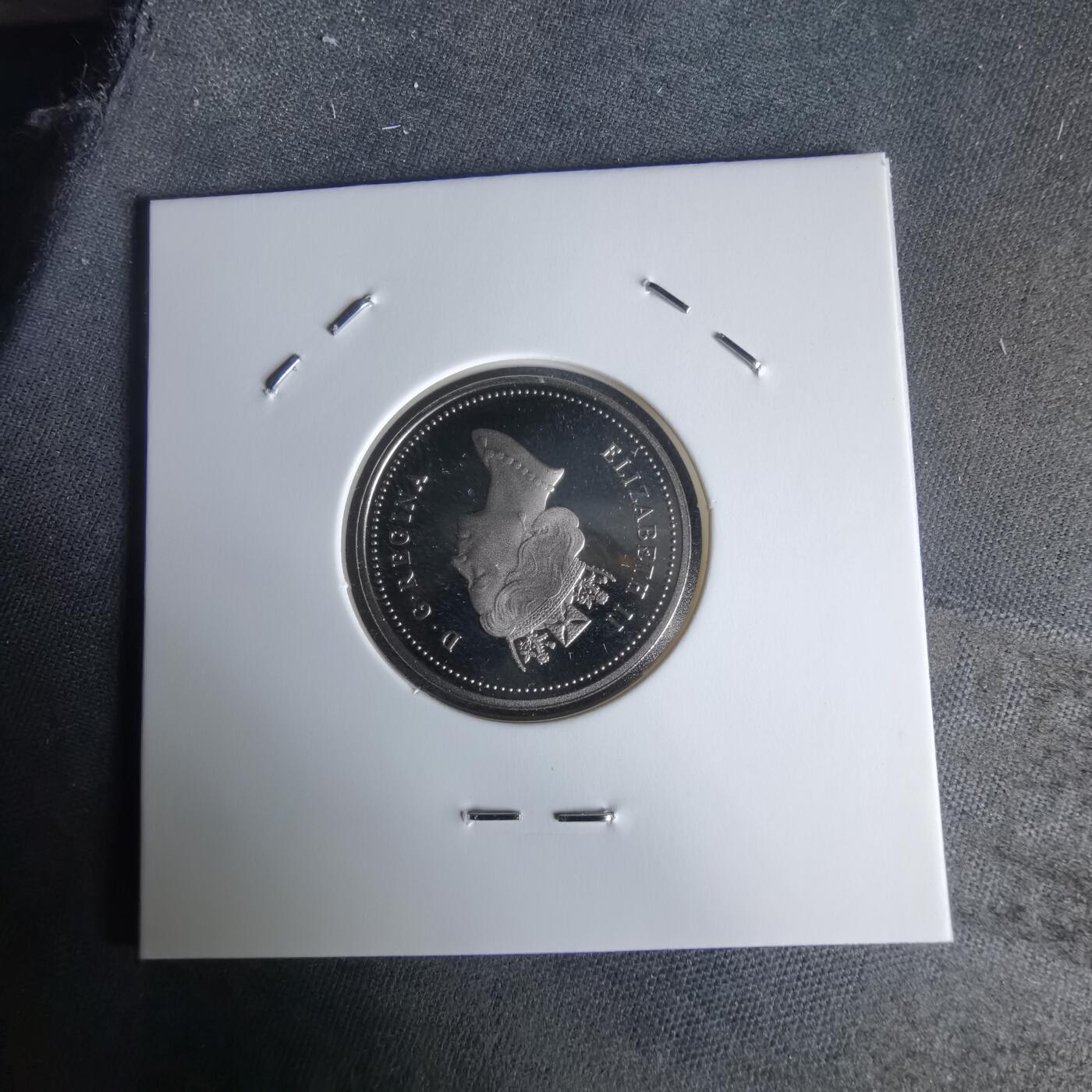 沼泽如烟--第1050场 加拿大1995年五分精制币