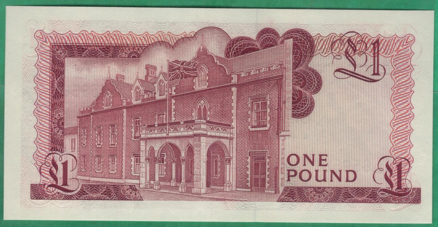 直布罗陀1988年1镑 钻石号(无347) 欧洲纸币 实物图 UNC 