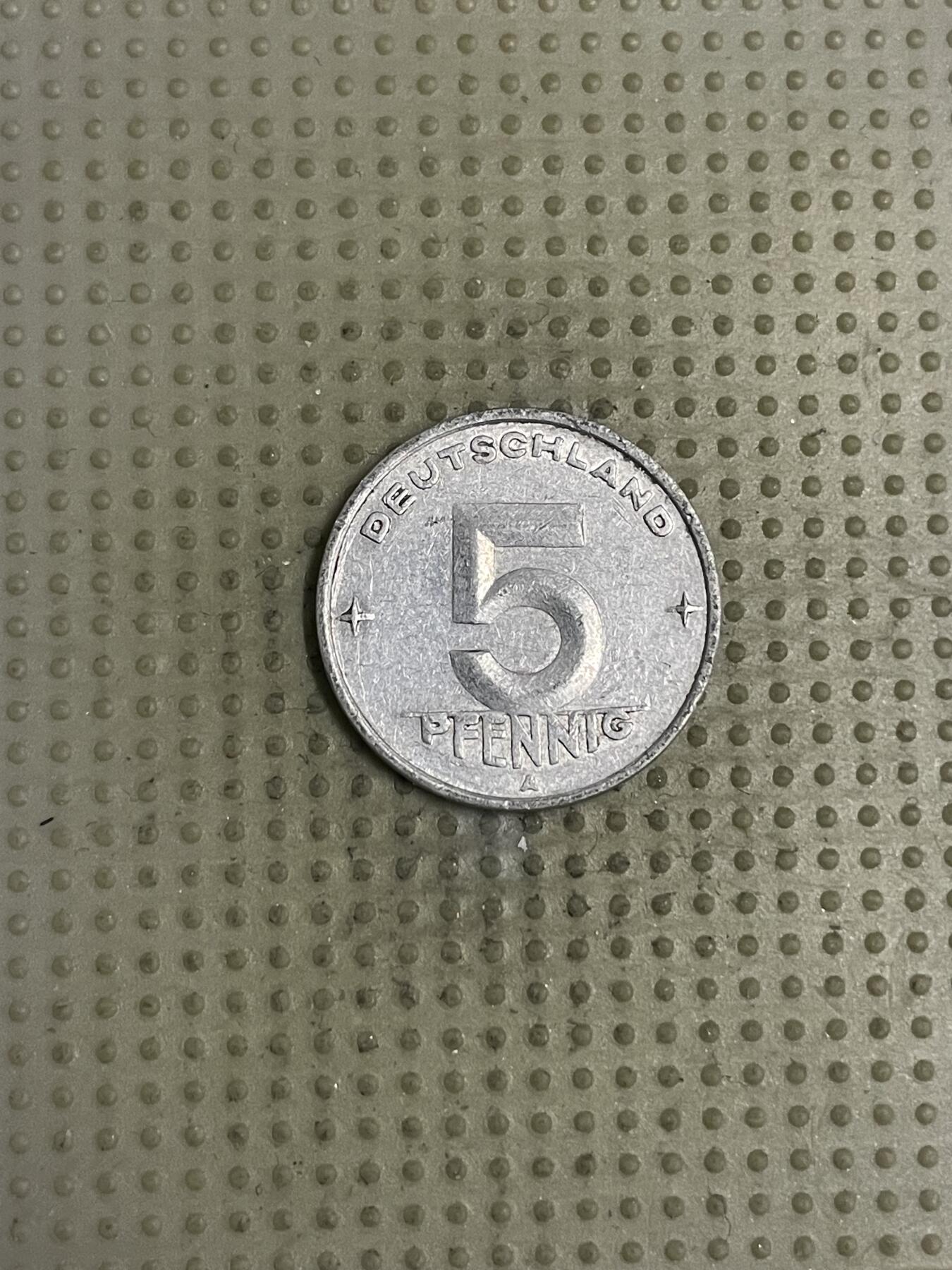 2026年第44场各国散币拍卖（总第194场） 东德1950年5芬尼