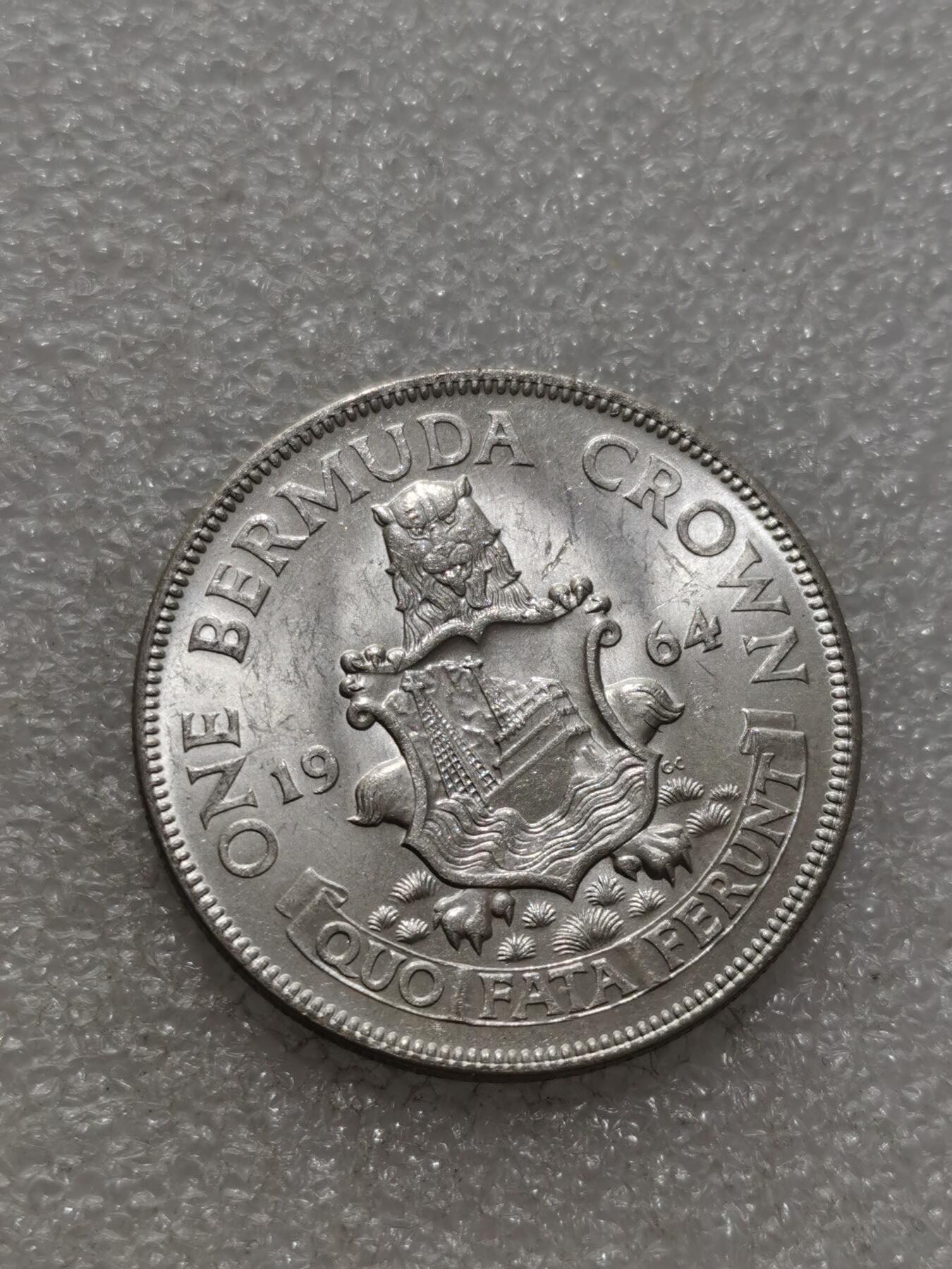 天下钱庄专场欢迎参拍 英属百慕大群岛女王银币