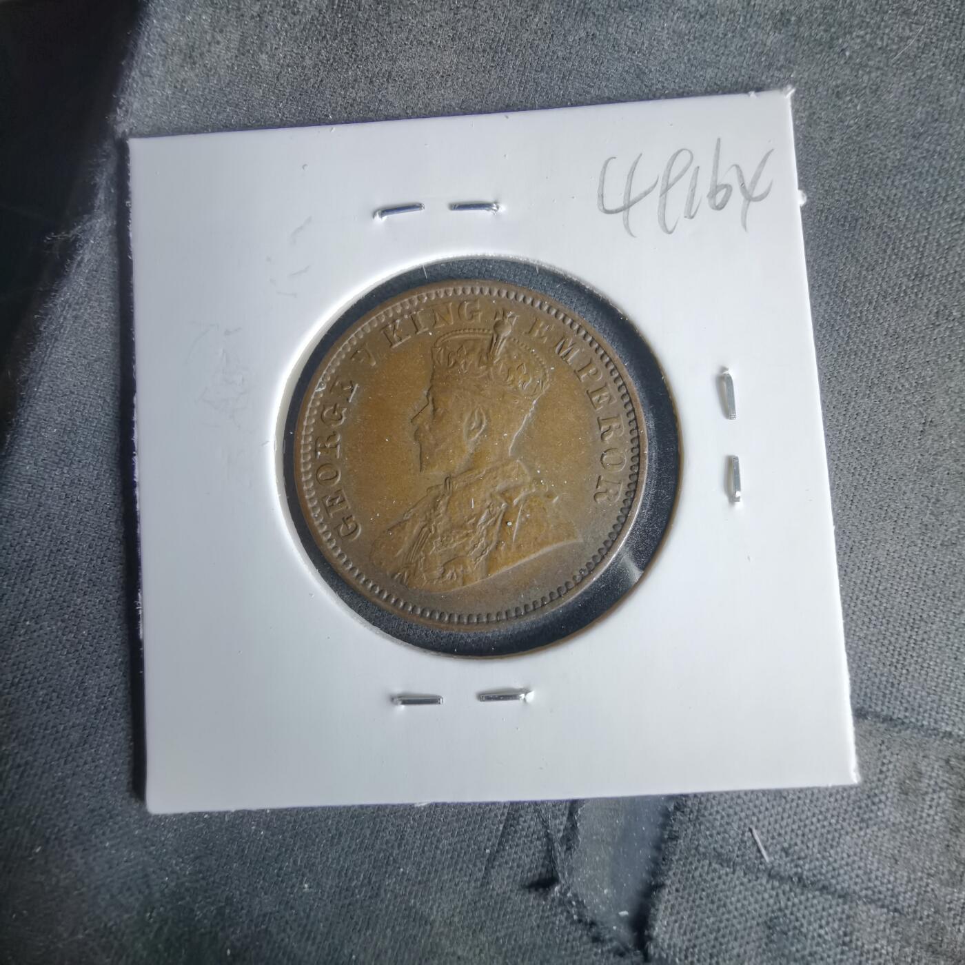 沼泽如烟--第1049场 英属印度1920年四分之一安娜