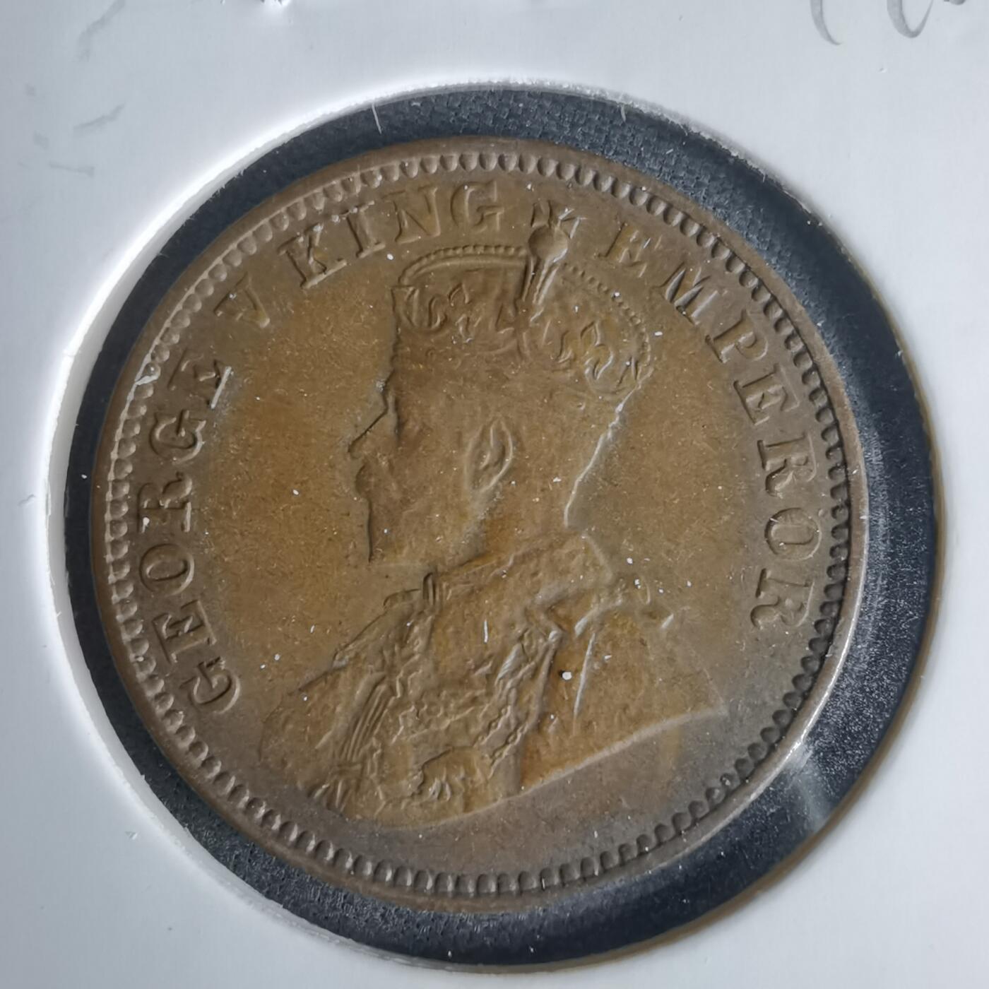 沼泽如烟--第1049场 英属印度1920年四分之一安娜