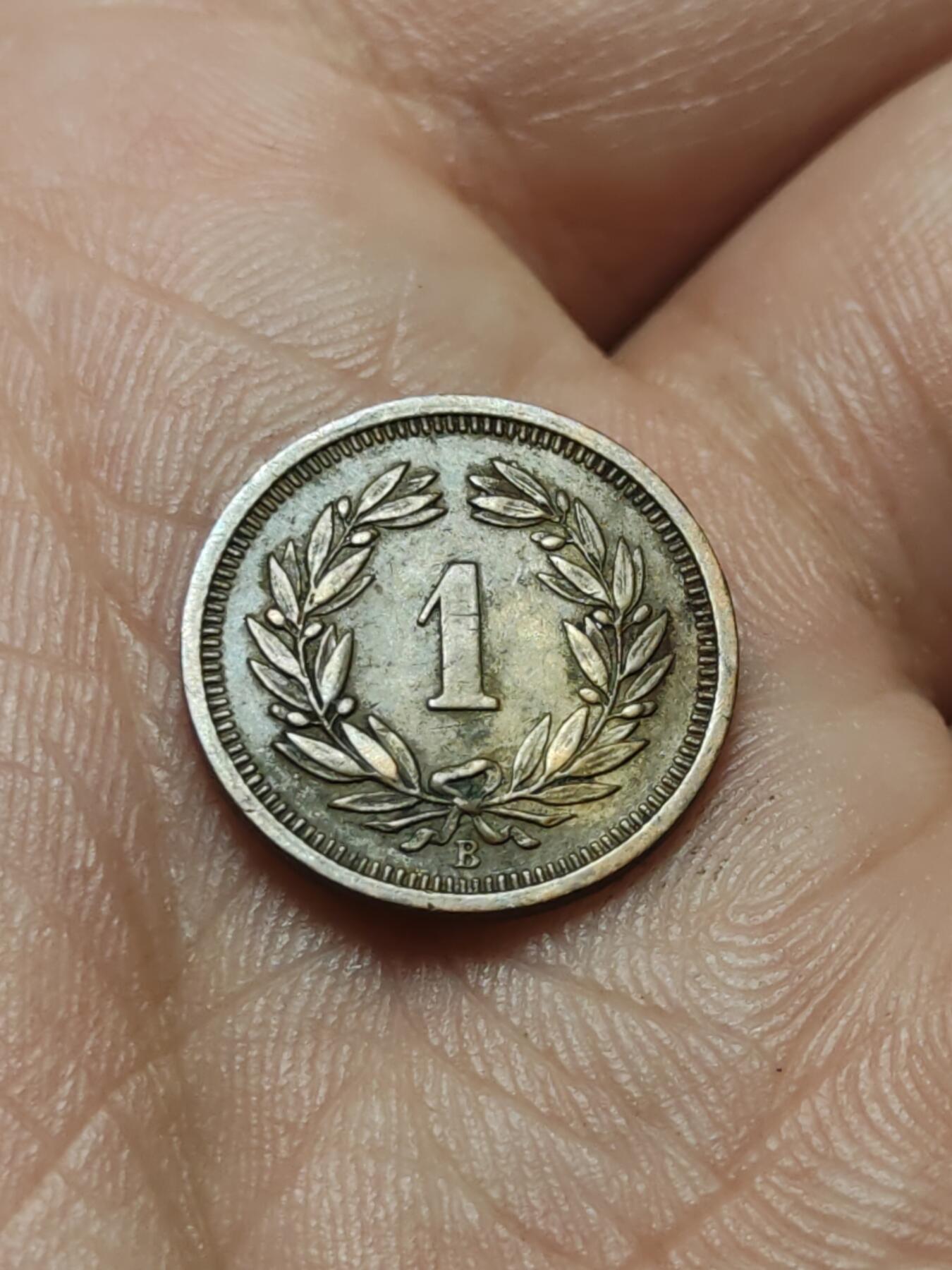 2026年第四十三场(总第二百一十二场）外国好品散币场(免佣金) 瑞士🇨🇭1921年1拉彭(第二版，B标伯尔尼造)