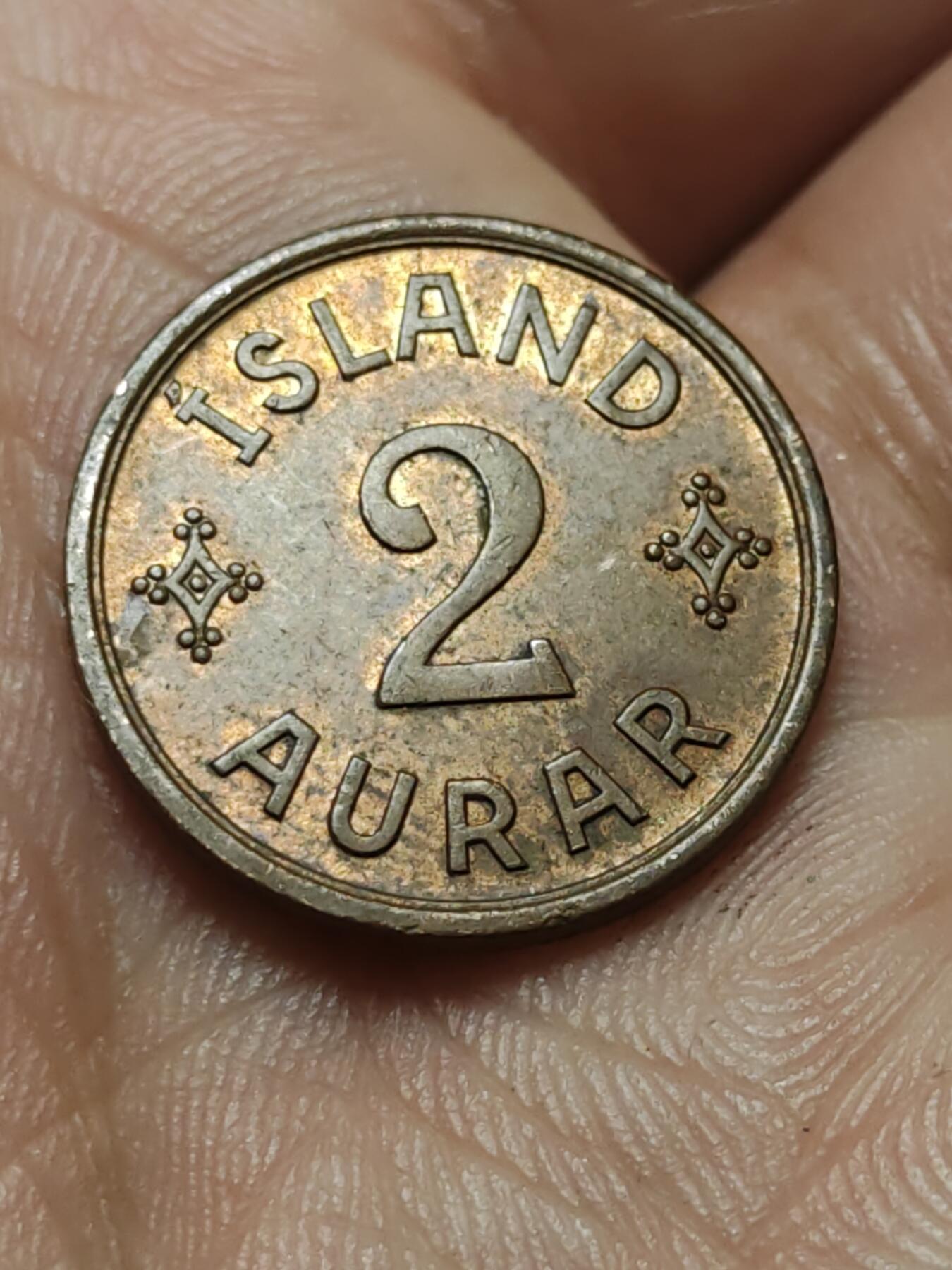 2026年第四十三场(总第二百一十二场）外国好品散币场(免佣金) 丹属冰岛王国1942年2奥拉(克里斯蒂安十世时期第二版，关门年仅发行2年)