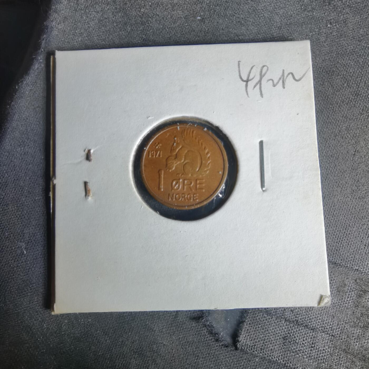 沼泽如烟--第1049场 挪威1971年1欧尔