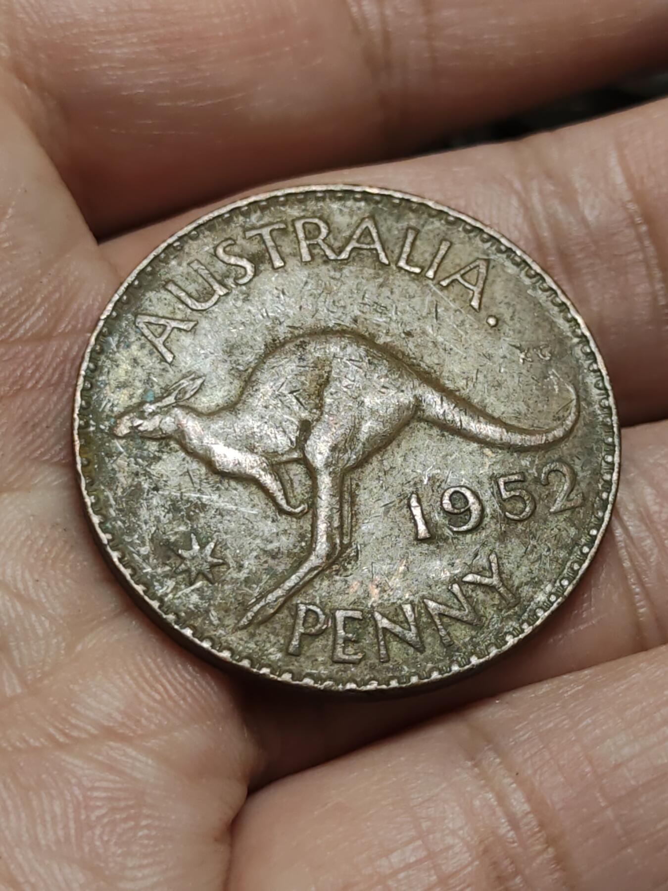 2026年第四十三场(总第二百一十二场）外国好品散币场(免佣金) 澳大利亚🇦🇺1952年1便士(乔治六世逝世年，第二版关门年)