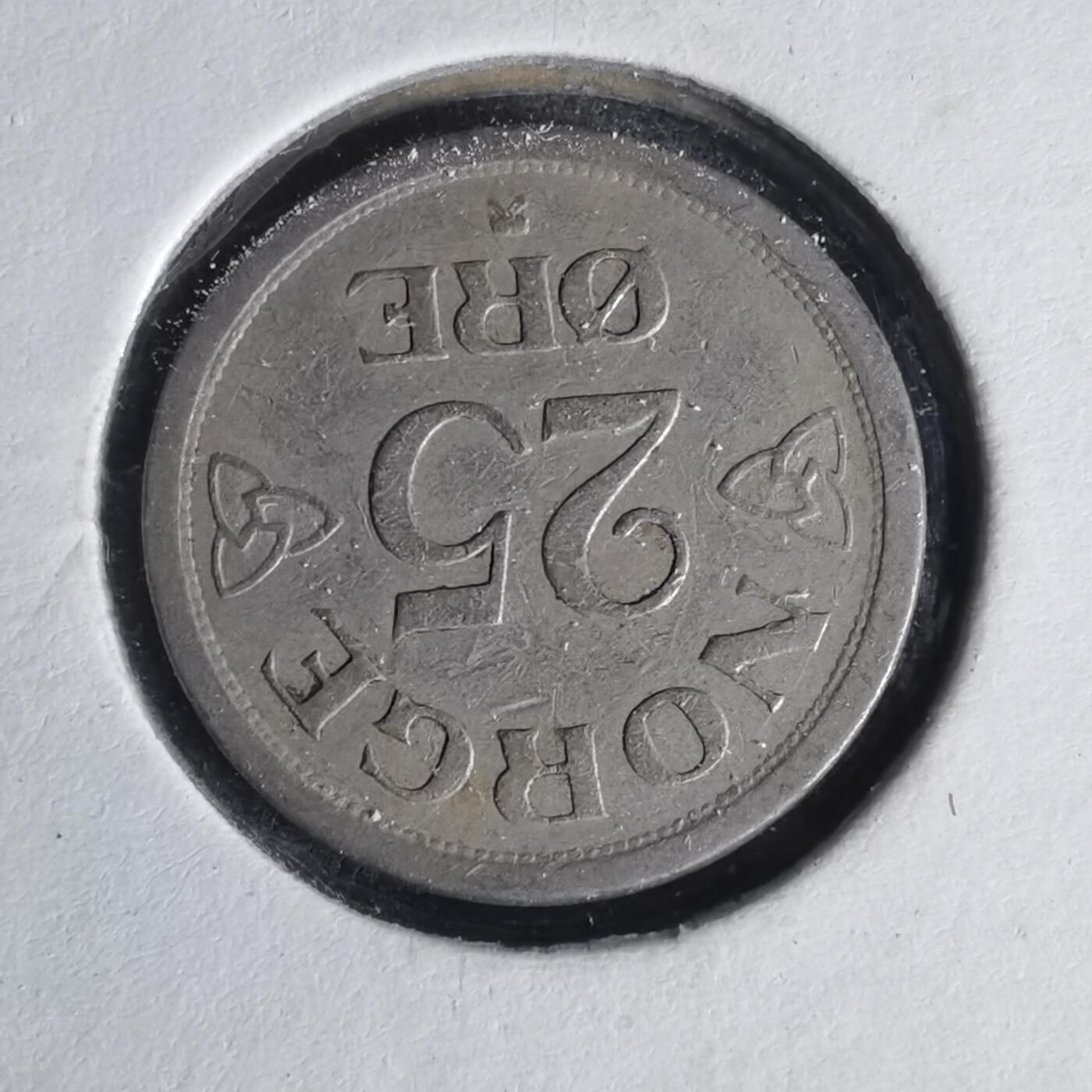 沼泽如烟--第1049场 挪威1955年25欧尔