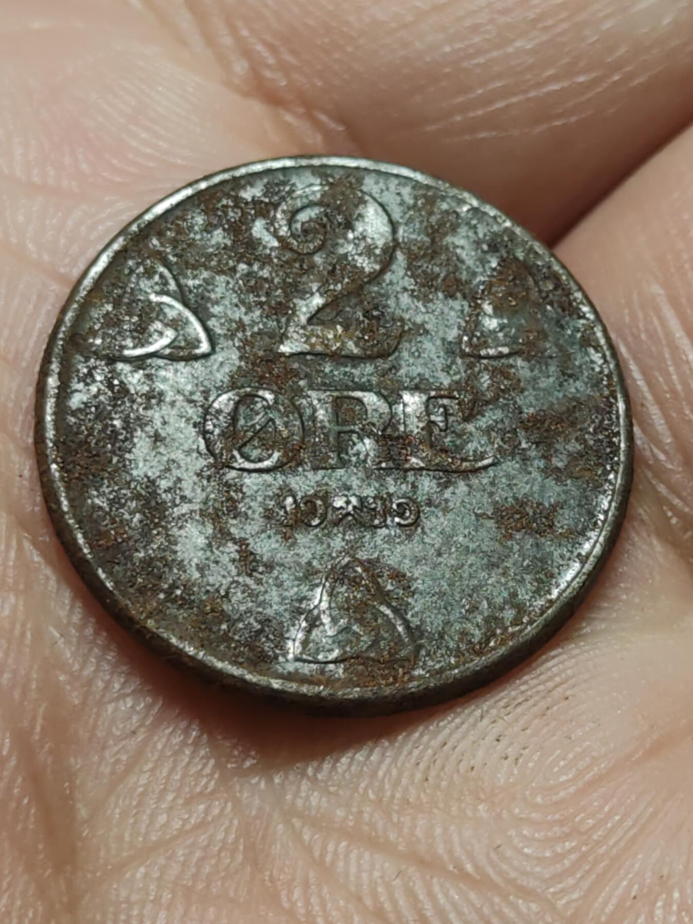 2026年第四十三场(总第二百一十二场）外国好品散币场(免佣金) 稀少–挪威🇳🇴1919年2欧尔铁币(哈康七世第三版)