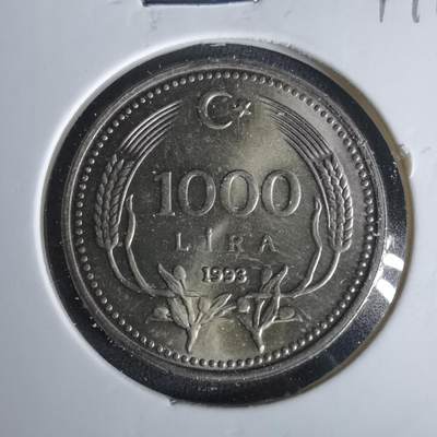 沼泽如烟--第1049场 - 土耳其1993年1000里拉