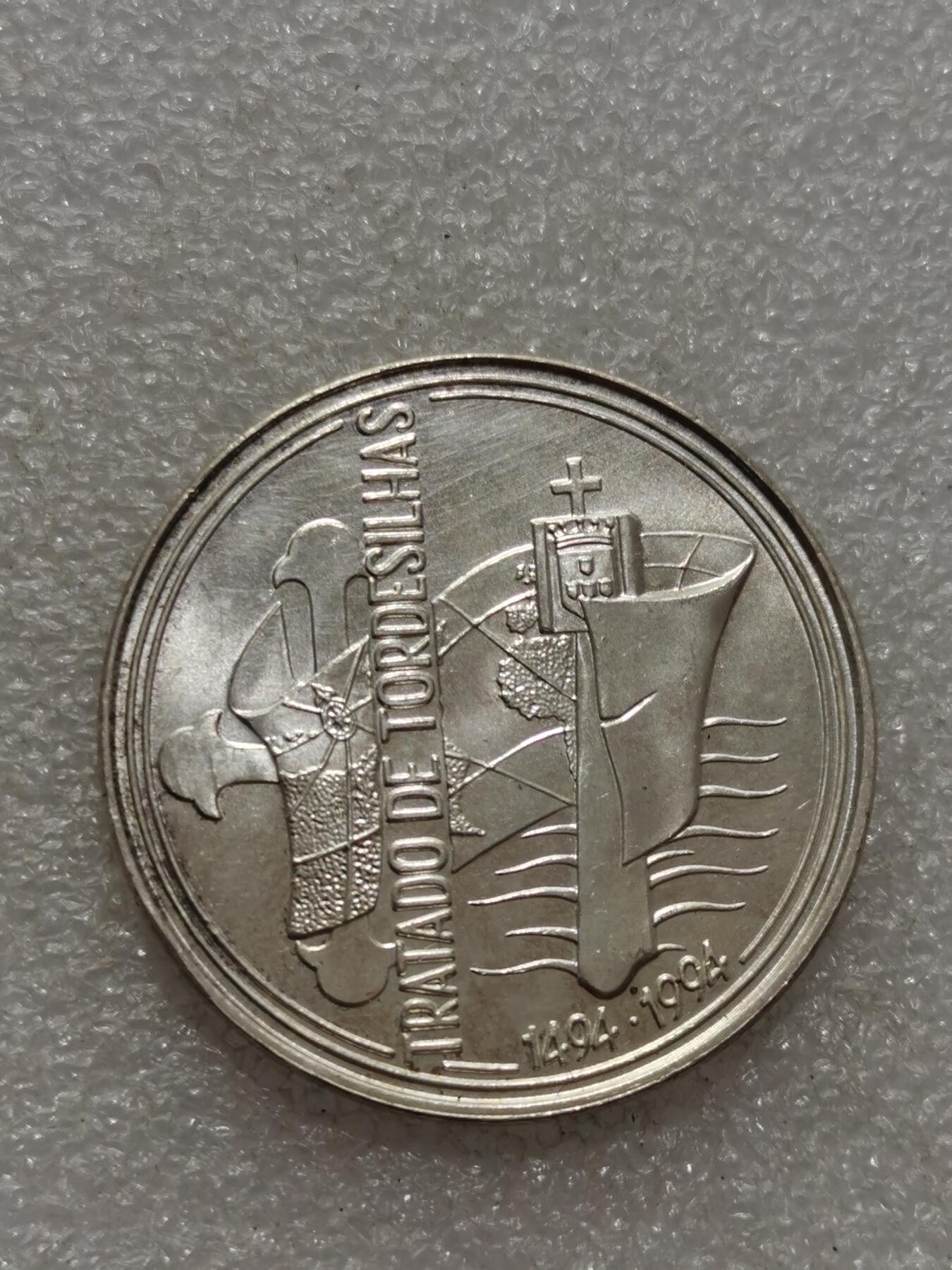 天下钱庄专场欢迎参拍 葡萄牙1000埃斯库多银币