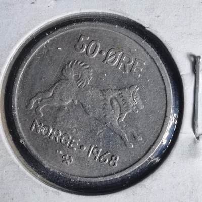 沼泽如烟--第1049场 - 挪威1968年50欧尔