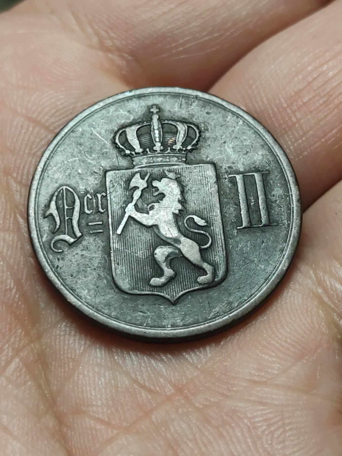 2026年第四十三场(总第二百一十二场）外国好品散币场(免佣金) 挪威🇳🇴1896年5欧尔(奥斯卡二世时期)