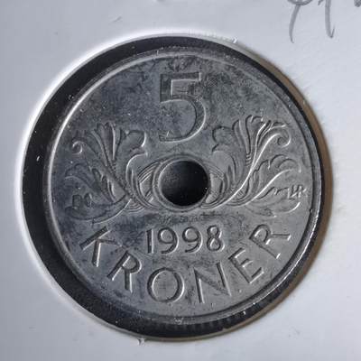 沼泽如烟--第1049场 - 挪威1998年5克朗