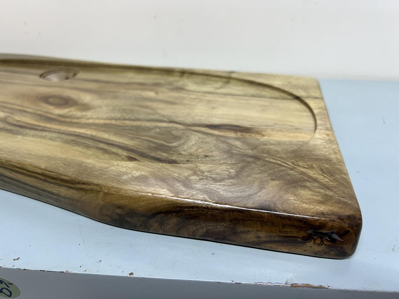 零元拍：NO3-3金丝楠茶盘 金光闪闪。尺寸约：48/21.5/2.5CM。