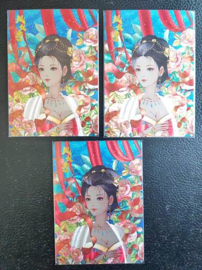 第109期阳大大卡牌拍卖第109期（持续收拍品，周五晚上九点截拍，进群福利早知道） - 小花瓣艺术文创貂蝉礼盒 凤仪亭貂蝉 粗闪3张 编号230/399  183/399 385/399