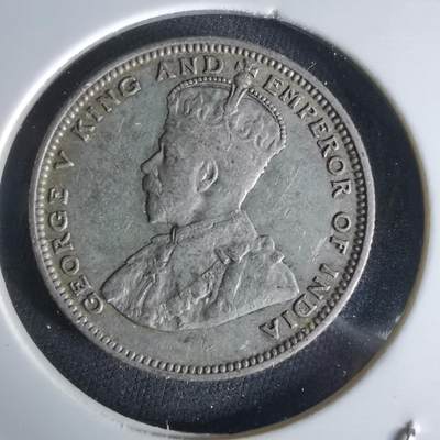 沼泽如烟--第1050场 - 英属海峡1935年20分银币