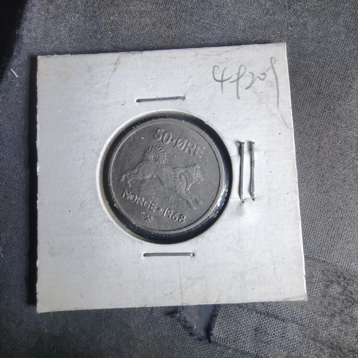 沼泽如烟--第1049场 挪威1968年50欧尔