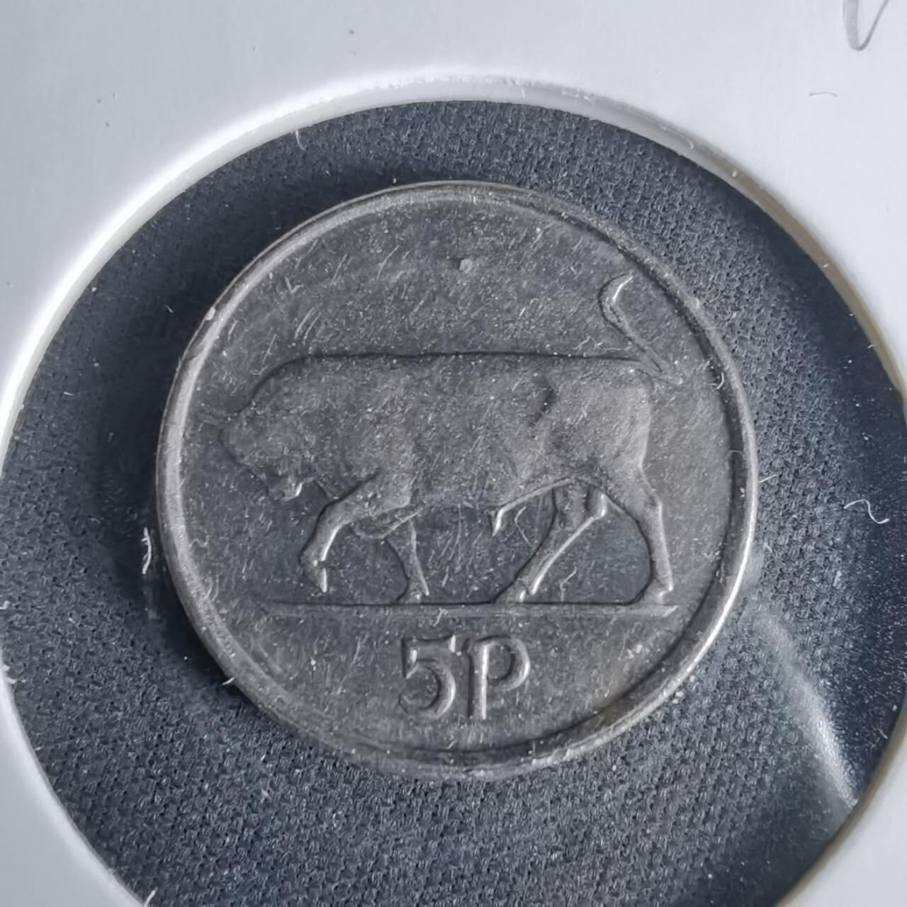 沼泽如烟--第1049场 爱尔兰1993年5便士