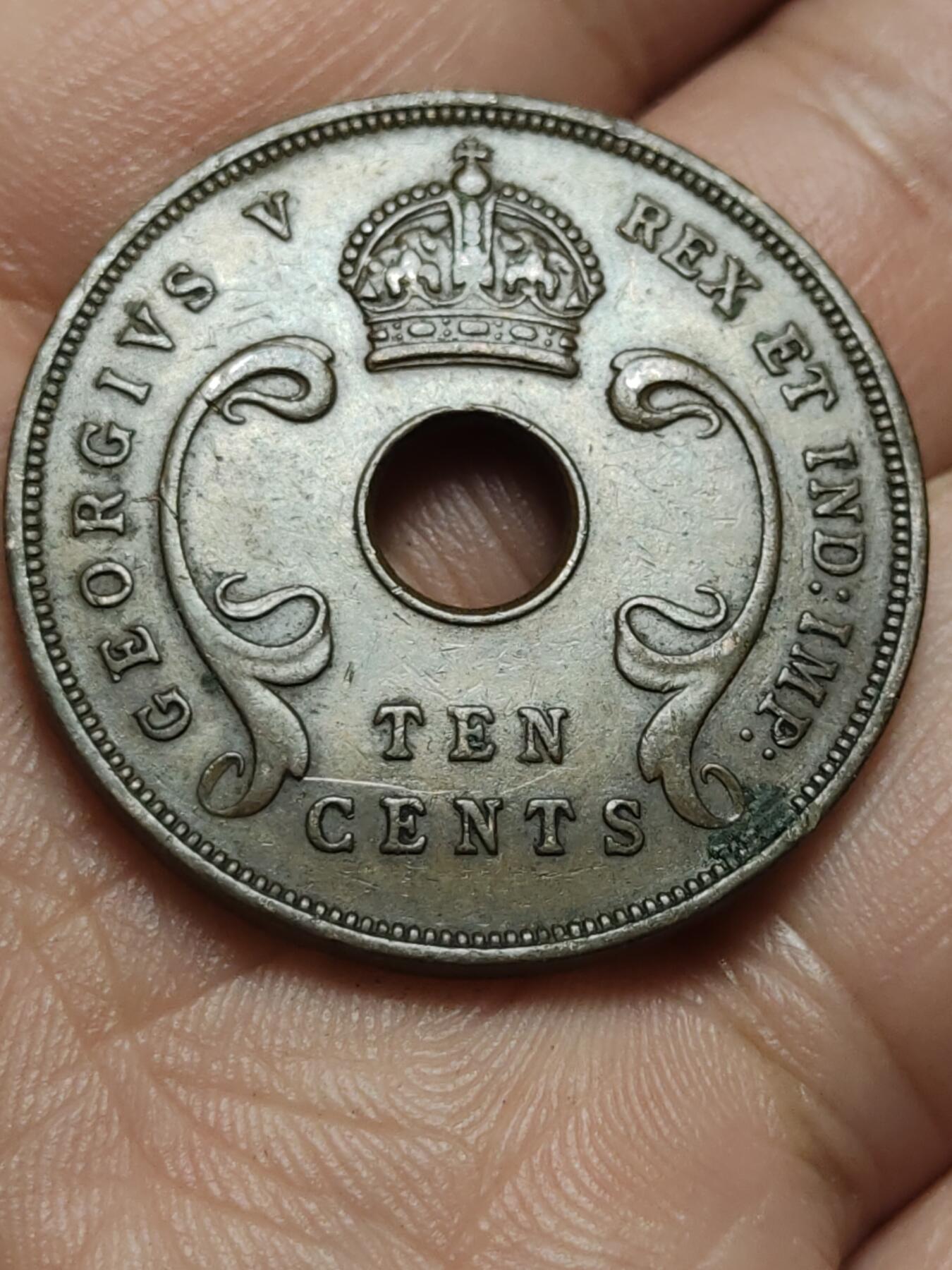 2026年第四十三场(总第二百一十二场）外国好品散币场(免佣金) 英属东非1933年10分(乔治五世第二版)